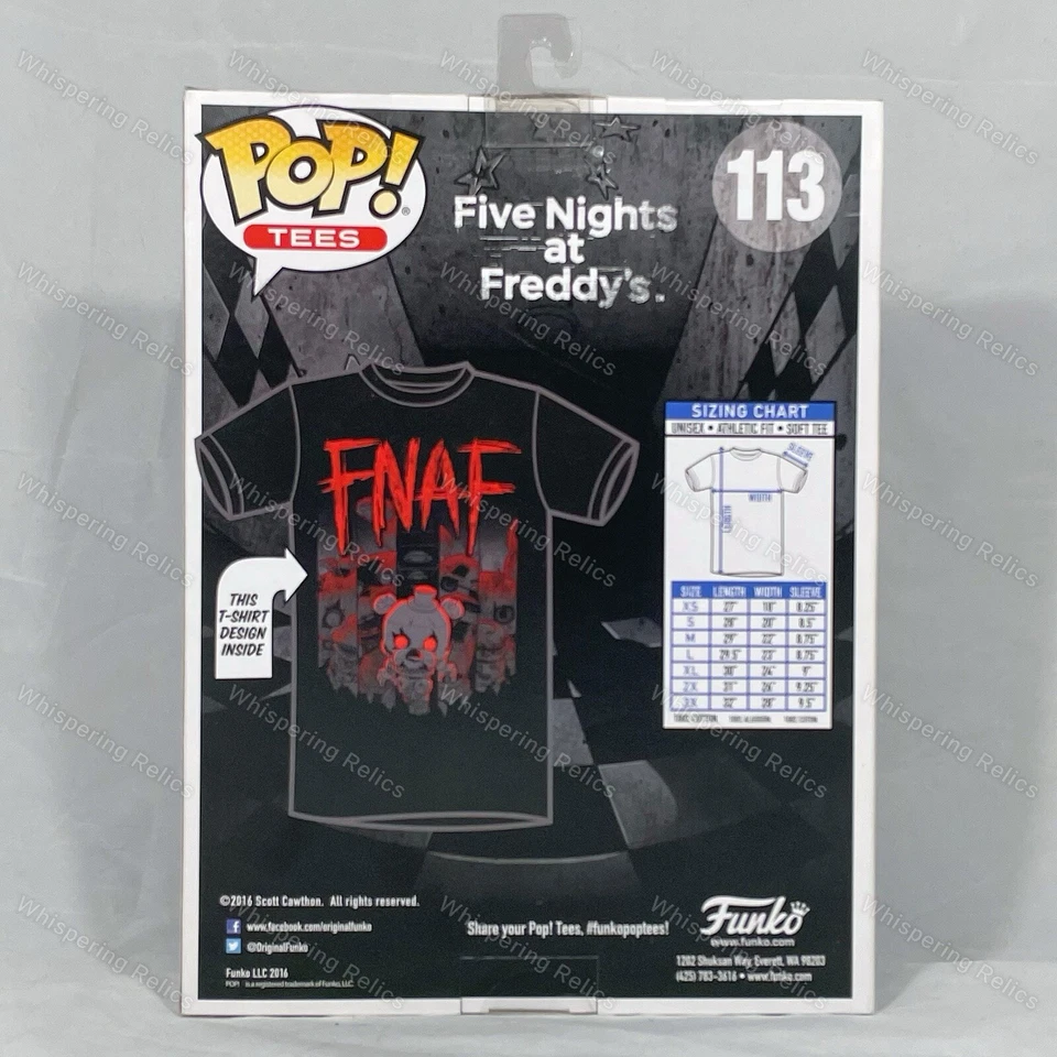 Nightmare Fredbear | Funko Five Nights at Freddy’s | Camiseta exclusiva de Toys R Us Foto 2 de 4