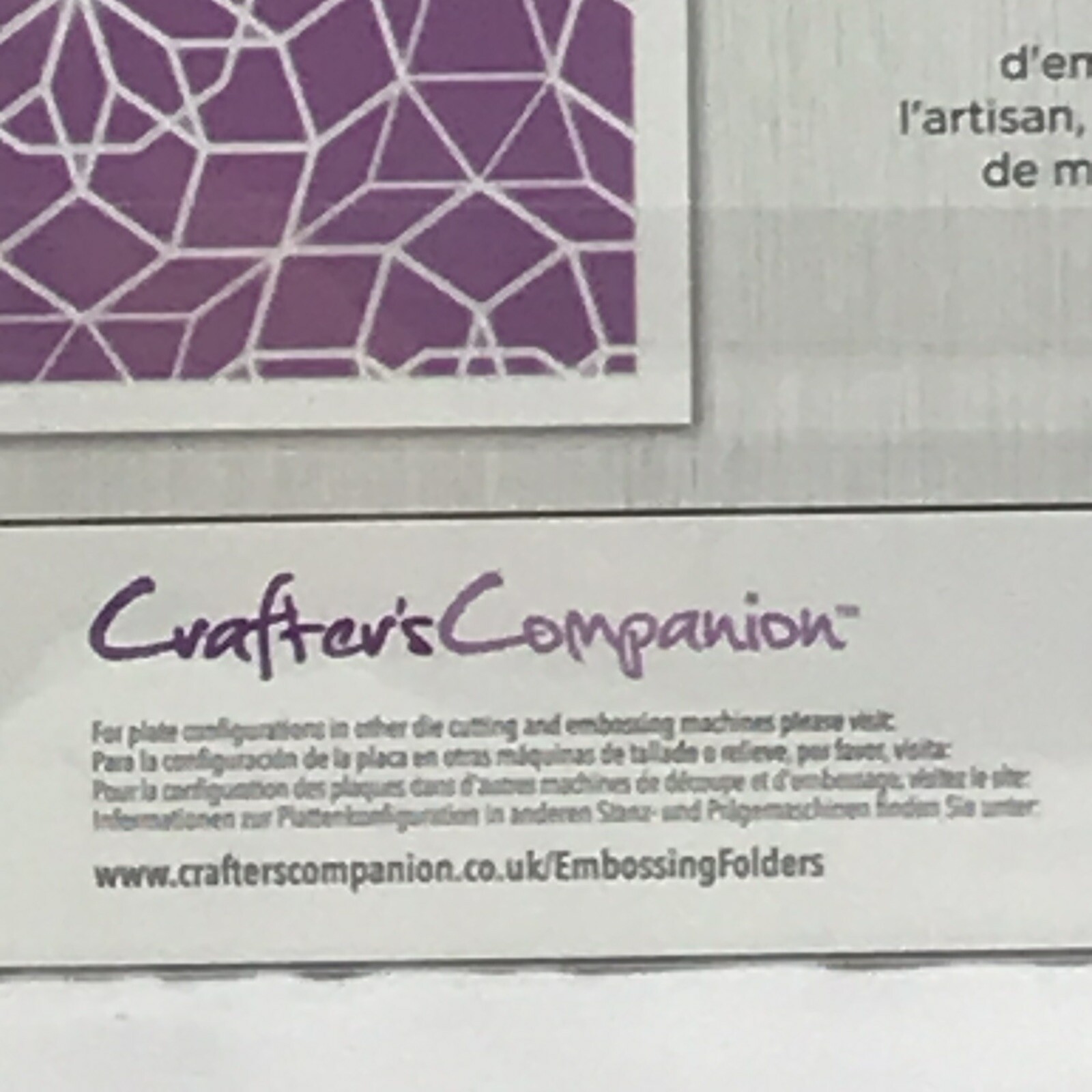 Gemini By Crafters Companion Embossing Folder GEOMETRIC ROSES 5 X 5 ...