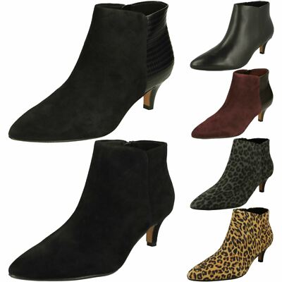 ''Damen Clarks Kätzchen Absatz Stiefeletten ''''Linvale Sea''