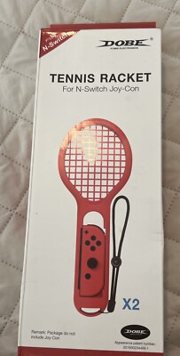 NEW TENNIS RACKETS for Nintendo Switch Joycon Controllers N-SWITCH New In Box X2