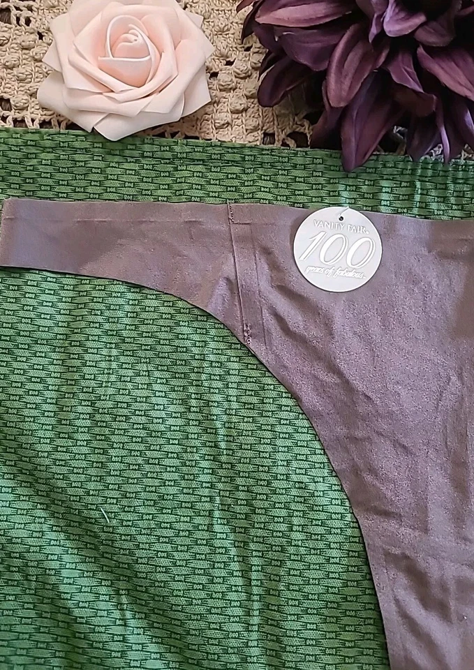 7/L VANITY FAIR второй кожи почти невидимый SeXy стринги трусики 18241 - новый с Ярлыками - Изображение 2 из 4