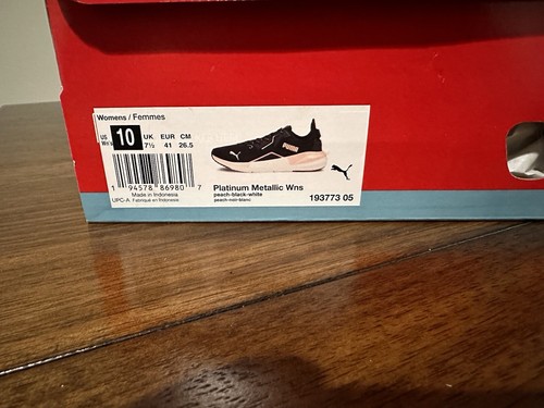 NEW Puma Ladies Platinum Metallic Shoe 193773 05 SIZE: 10 - Picture 7 of 7