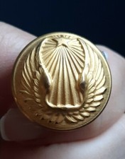N13X bouton d'uniforme doré DMR Paris armée de l'air 25mm militaire 