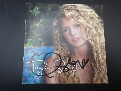 Taylor Swift Signed Autograph Debut Self-Titled CD Album Booklet