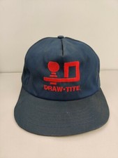 Vintage USA MADE Draw Tite Trucker Hat Snapback Cap VTG