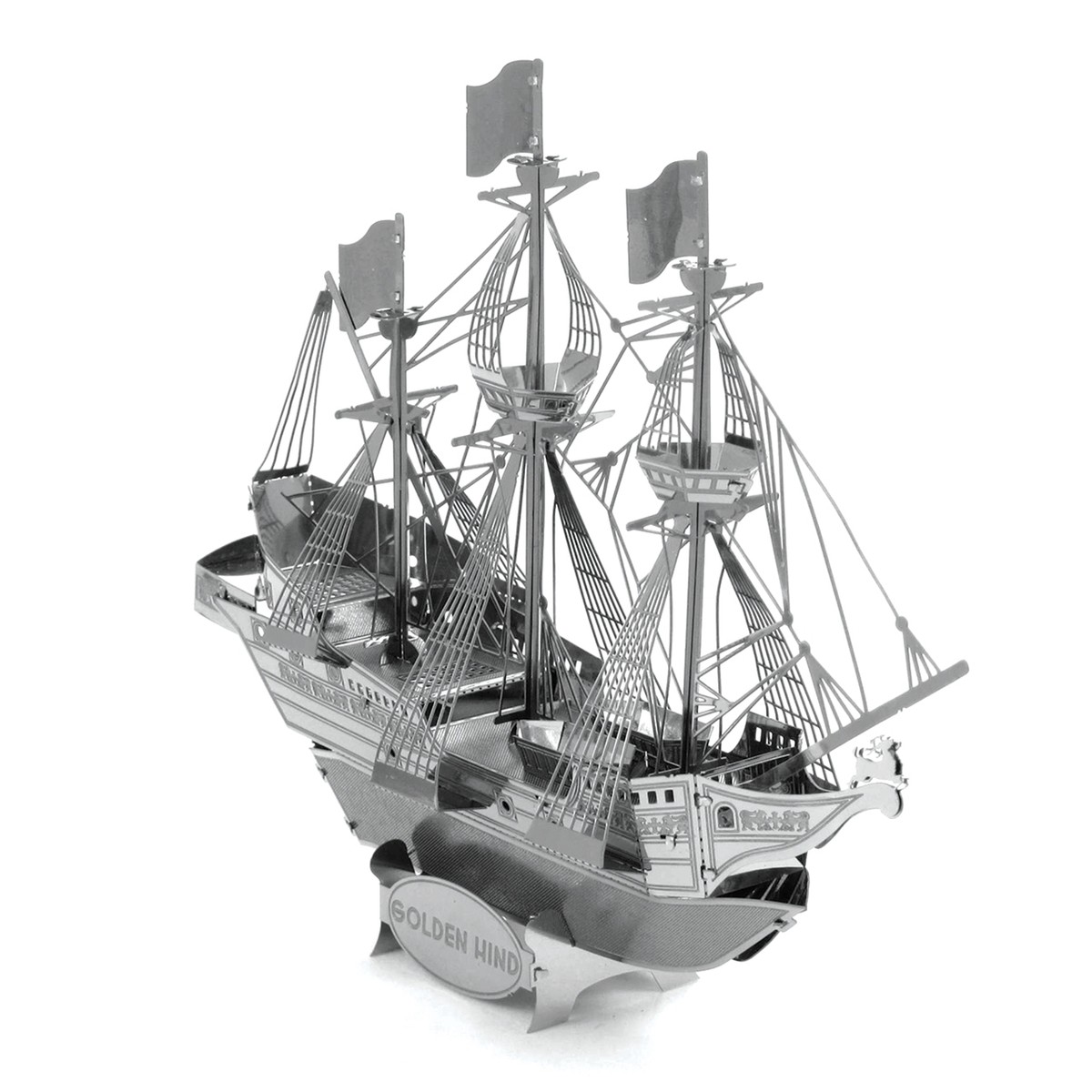 Fascinations Metal Earth Golden Hind Ship 3D Laser Cut Steel