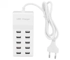10 Usb Multi Outlet Power Cable Slipper Charger Travel Charger