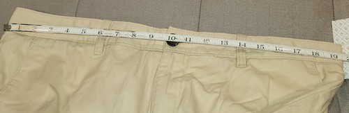 Penguin Munsingwear Pants Mens Beige Dress Flat Front Trousers 260 38 - Picture 11 of 13