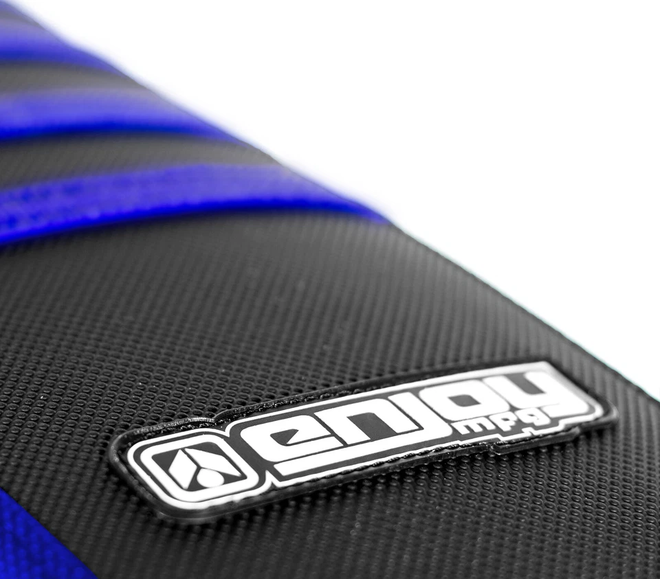 Cubierta de asiento Yamaha YZ 125 YZ250 1996-2001 LADOS AZULES / TECHO NEGRO / COSTILLAS AZULES #75 Foto 3 de 4