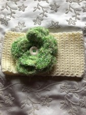 Womens Girls Headbands Crochet. Hand Made. Yarn. One Size 10 Years up