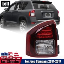 Left Driver Taillight For Jeep Compass 2014 2015 2016 2017 Rear Lamp Wblub Led
