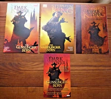 2 Marvel Comics King Dark Tower Gunslinger Born #s 1 & 4 +Sketchbook Promos