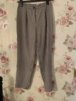 Tapered Check H\u0026M Trousers Size 8 | eBay