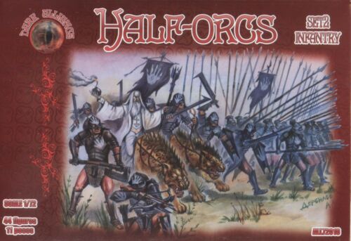 Alliance 1/72 72016 Half-Orcs (Set 2, Infantry) (Fantasy Series) (44 Fgiures) - Picture 1 of 2