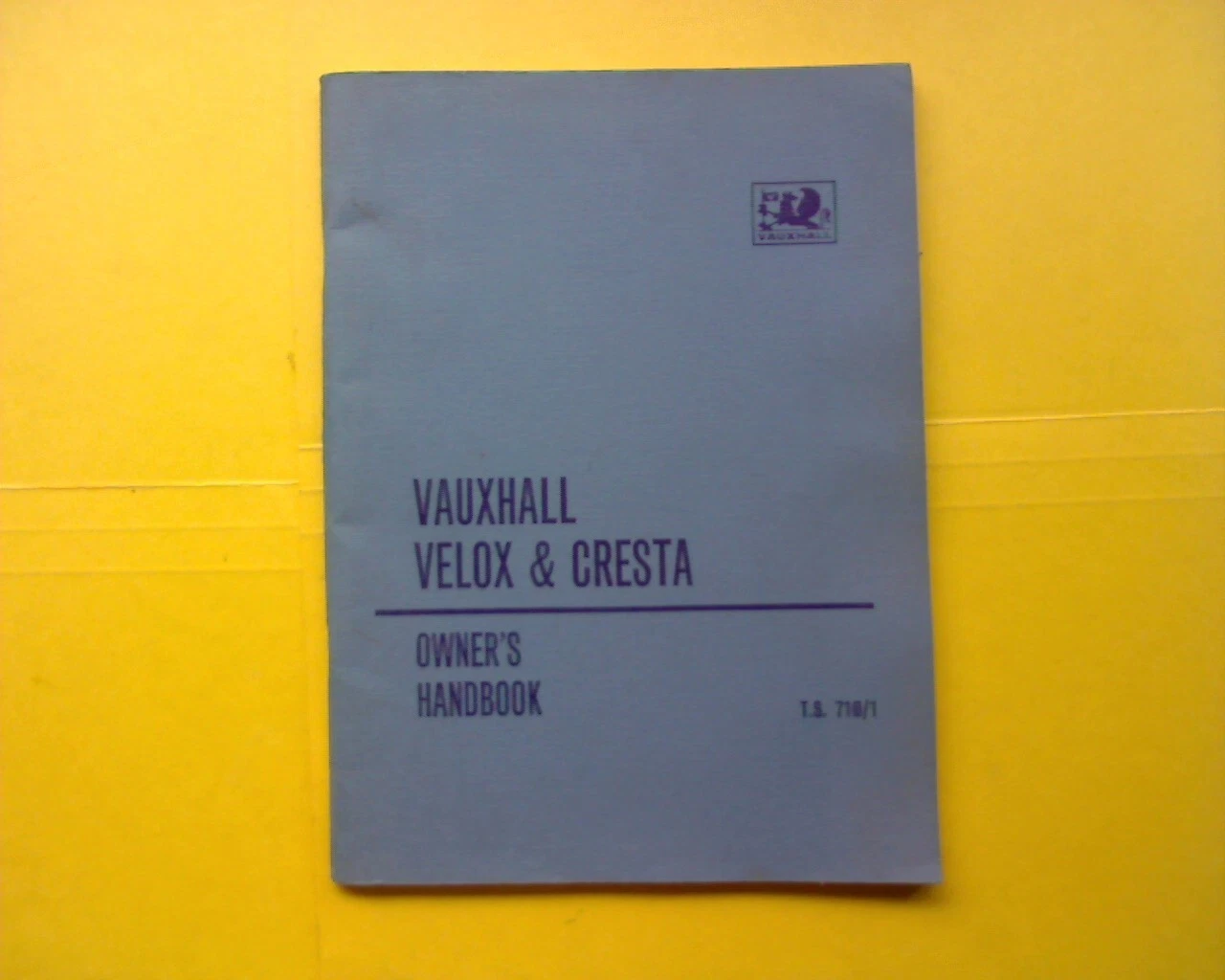Vauxhall Velox & Cresta Owners Instruction Manual, book Operators Handbook 1965