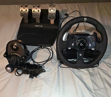Logitech G920 Racing Wheel & Pedals, Wired, P...