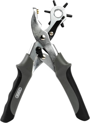 Revolving Punch Pliers 73 - 6 Multi-Hole Sizes for Leather, Rubber, & Plastic -