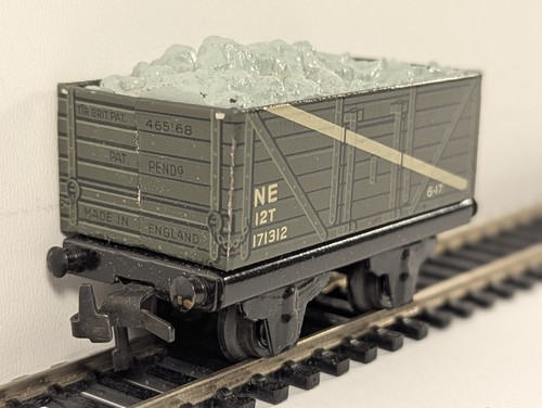 Trix Twin Railway Spur O Schotterwagen Güterwagen 171312 NE grau 609 | Condition: Used