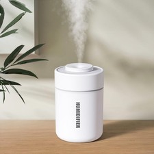 Portable Mini Humidifier, 180ml USB Cool Mist Small Humidifiers for Bedroom, ...