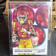 Panini 2023 Father's Day Rookie Insert Jordan Addison #FB14 USC Trojans Football