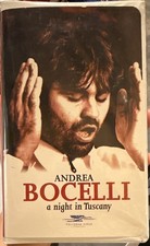 Andrea Bocelli A Night in Tuscany VHS NTSC Cl...