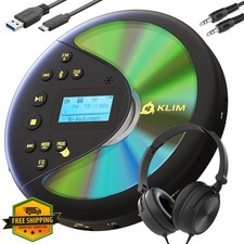 KLIM Discover Portable CD Player Black/Gold