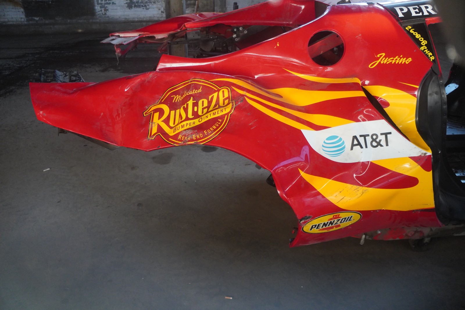Ferrari 296 Challenge Rear Right Quarter panel P/N 0000317735