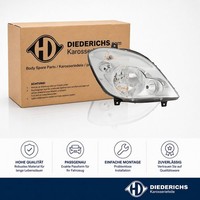 Hauptscheinwerfer Rechts Diederichs 1663980 FÜR Mercedes Frontscheinwerfer
