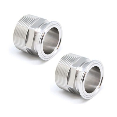 1.5'' Tri Clamp Adapter to MNPT Thread Ferrule TC 51mm x