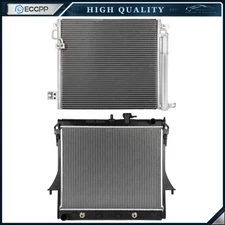 Aluminum Radiator & AC Condenser Cooling Kit For 2009-2012 Chevrolet Colorado