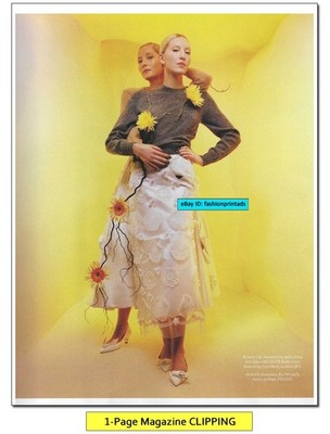 women's ANKLES FEET 1-Page CLIPPING Lucie de la Falaise ELLA RICHARDS in heels
