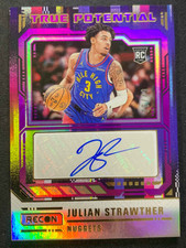 Julian Strawther 2023-24 Panini Recon /49 Auto True Potential RC #TPS-STW