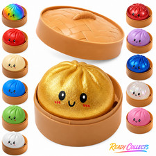 Squishy Dumpling Mystery Pack  Random Surprise Soft Bun Fidget Toy