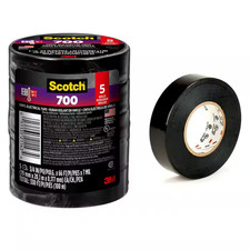 3/4 In. X 66 Ft. Vinyl 700 Electrical Tape, Commercial Grade, Highly Flexible, S