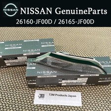 NISSAN R35 GTR 26160-JF00D Stoßstange vorne Seitenecke Lampe Licht Linse Set ...