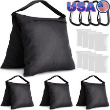 4PCS Heavy Duty Sandbags W/ Clips Photography Tripod Indoor Outdoor Use