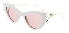 Gucci GG1565S-003 Red Cat-Eye Sunglasses with Red Lenses