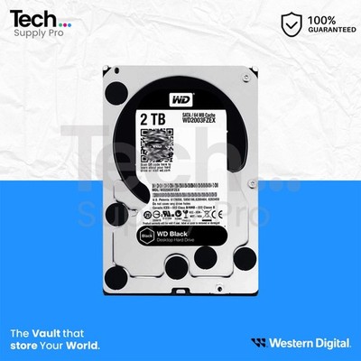 WD2002FAEX Western Digital Caviar Black 2TB SATA 7.2K RPM 6GB/s 3.5'' Hard Drive