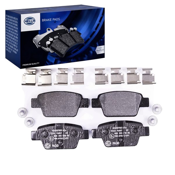 Hella BremsbelÄGe Hinten Passend FüR Alfa Romeo Mito Fiat Bravo Linea Mult-image