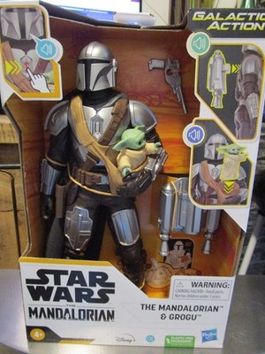 Disney Star Wars Hasbro The Mandalorian & Grogu Galactic Action OVP Sound unbesp