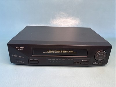SHARP VC-A410U VCR 4 Head VHS Player VCR -  TESTED WORKS