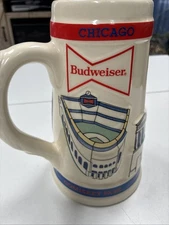 1982 LE Anheuser-Busch “Chicago Our Kind Of Town” Beer Stein Feature Ball Parks