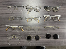 Vintage Antique GLASSES NEED RESTORATION AS IS LOT D35