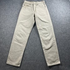 Levi's 550 Jeans Womens 26 Beige Orange Tab Relaxed Fit Vintage Made in USA