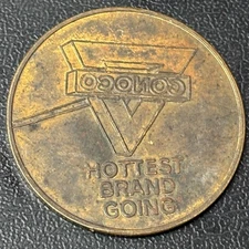 CONOCO Gas Station Token Medal Coin "Hottest Brand Going" Novelty Bronze T-040
