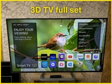 3D VIZIO 60 3D Smart TV M601d-A3R 1080p w/ Original Remote 2 Glasses READ
