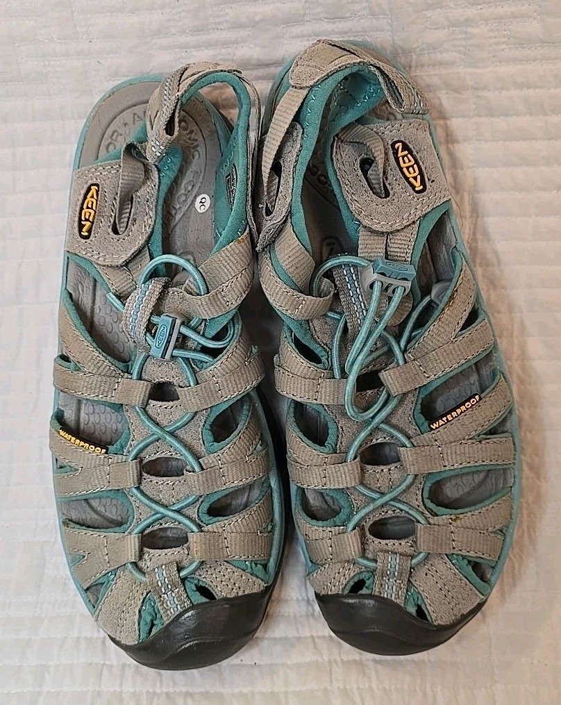 Sandali sportivi da trekking impermeabili da donna KEEN Whisper. Taglia 7 5