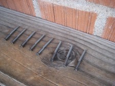 Vintage ** #6 x 1-1/2" longueur *** vis à bois à tête plate fendue lot de 8 USA