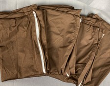 4 Pack Standard Queen Waterproof Brown Zippered Pillow Covers Pillow Protectors