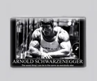 Arnold Schwarzenegger Motivational Poster - 2"x3" MAGNET (80s action